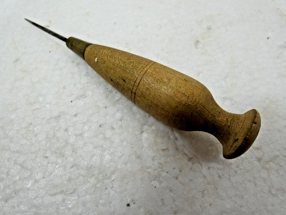 Four Vintage Scratch Awls Carving Tool One Handle