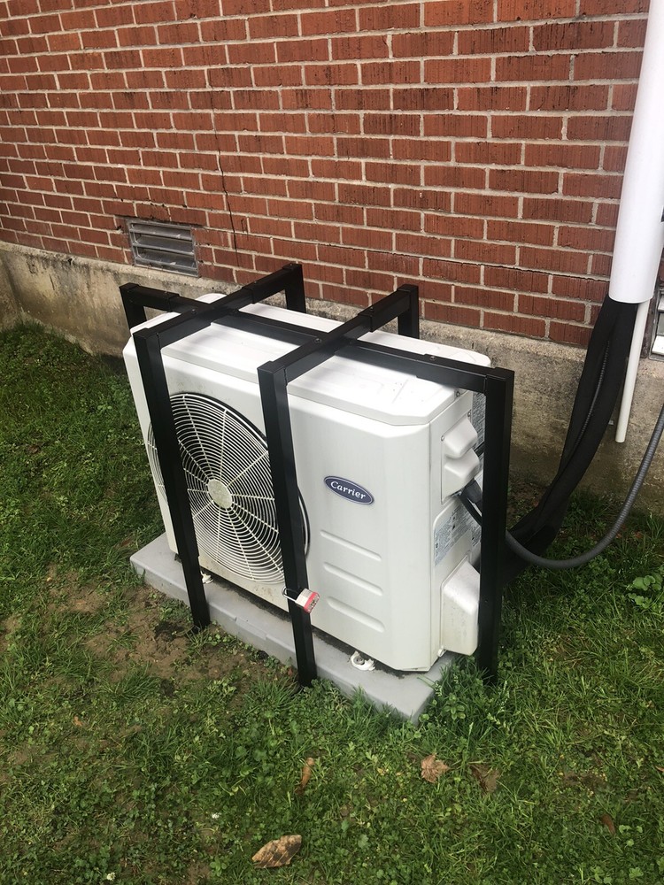 AC MINI-SPLIT SECURITY CAGE HEAVY 14 GA STEEL " SHIP FAST "