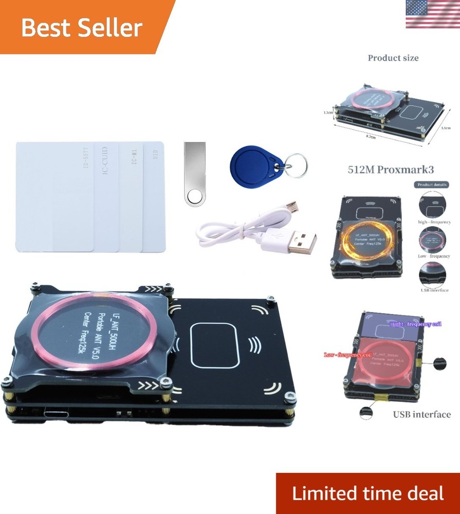 RFID Reader Writer Cloner Proxmark3 Easy V5 0 512M RFID Card Copier Duplicator