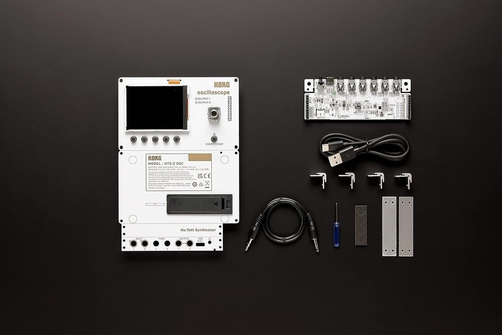 Korg NTS-2 Oscilloscope Kit with Patch and Tweak Book Bundle - NTS2OSC