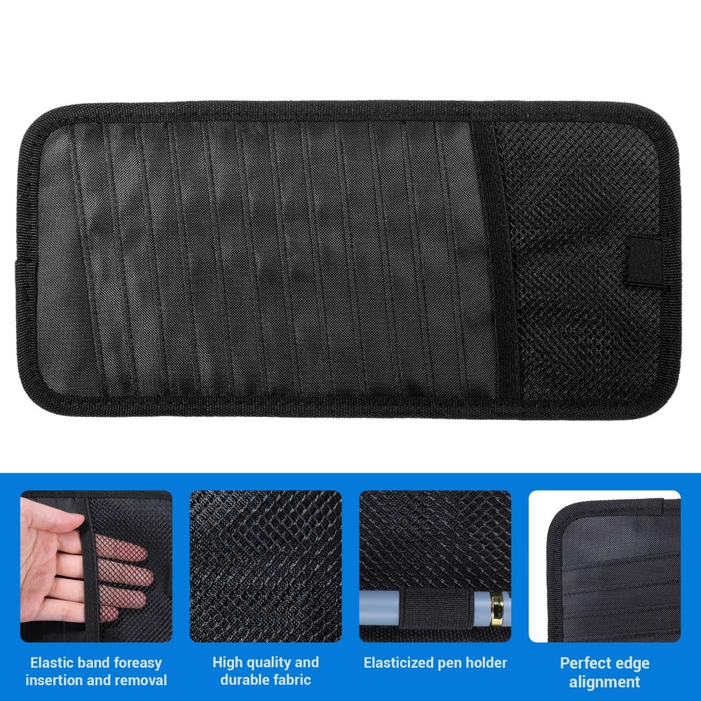 TIESOME CD Visor Holder for Car, Visor CD Holder Organizer Large Capacity CD ...