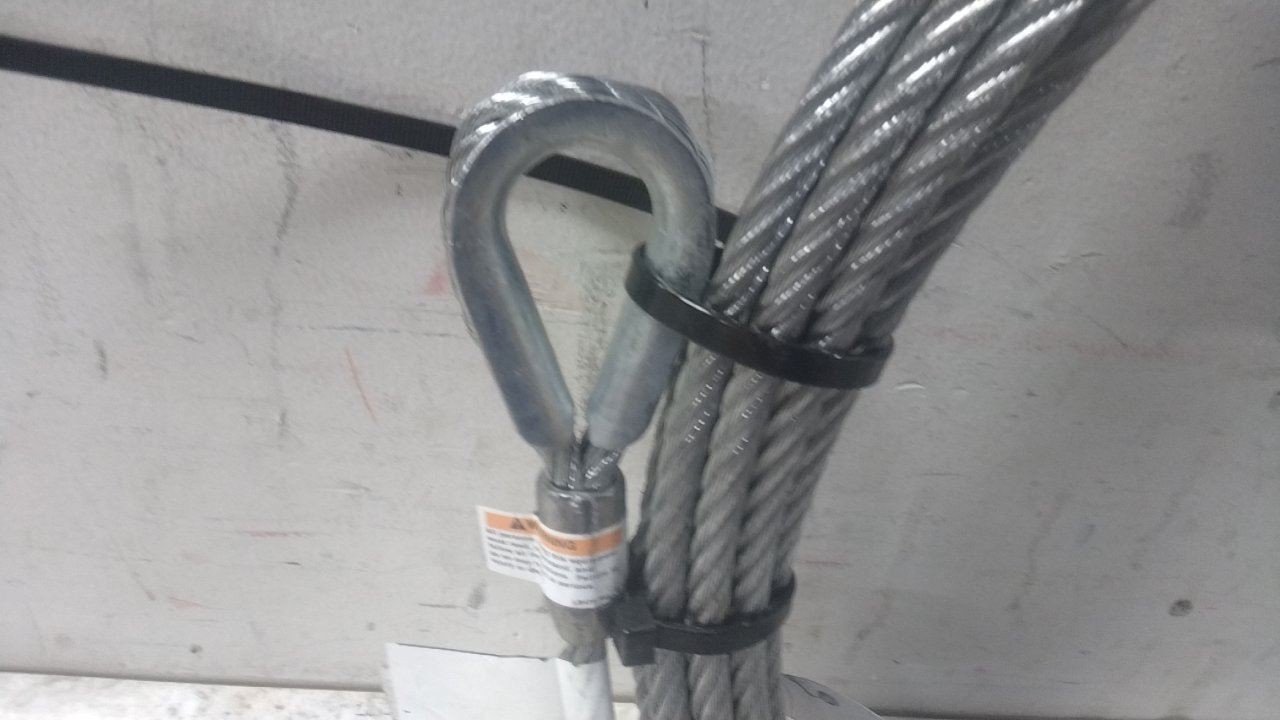 Honeywell Miller SG416/60FT 310 Lb Weight Cap 60 Ft L Horizontal Lifeline Kit