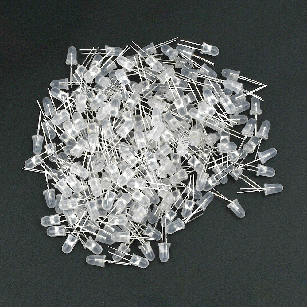 1000pcs 5MM LED Round Diode Assorted Kit 5 colors DIY Light Emitting Diodes Set