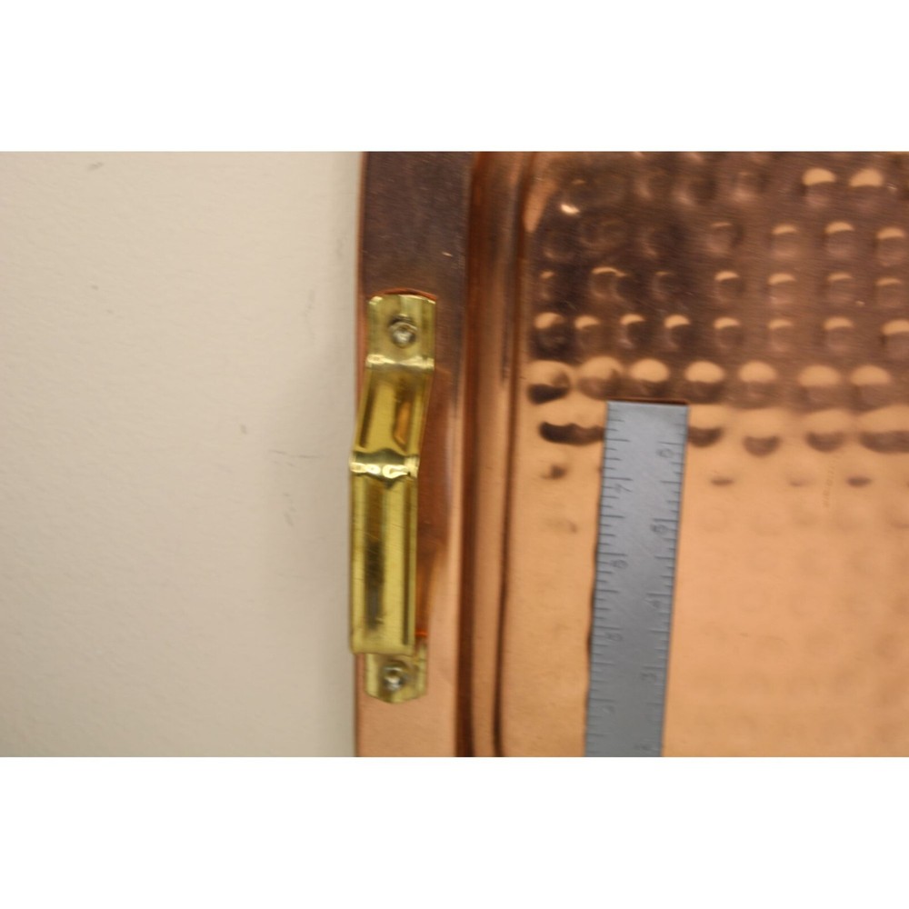 Faux Hammered Copper Serving Tray Palm Restaurant