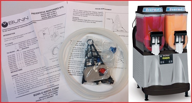 Bunn Ultra 2 Slushy Machine Preventive Maintenance Kit
