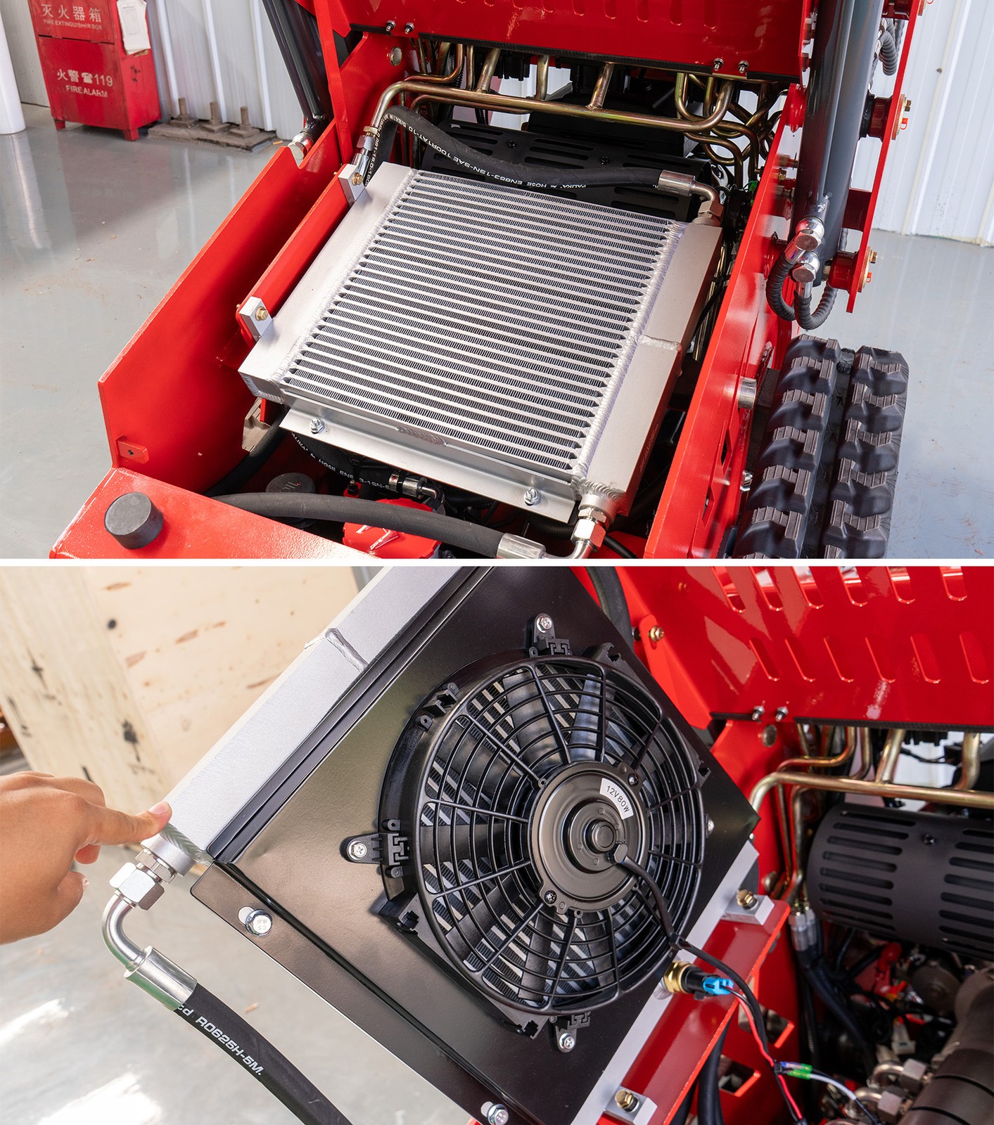 480 2645Lbs Tracked EPA 23HP 13GPM Mini Skid Steer 3-Pumps FREE SHIP Unloading