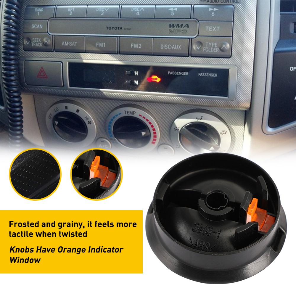 For 2005-2011 Toyota Tacoma Heater AC Fan Temperature HVAC Control Knob Switch K