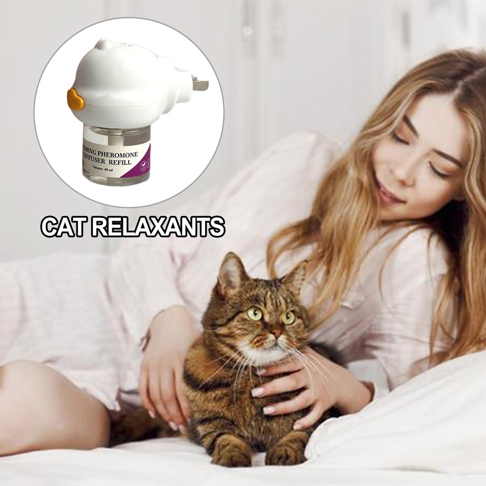 Pheromone Diffuser For Cats Cat Pheromone Plug-In Relaxants Start Kit For Anxiet