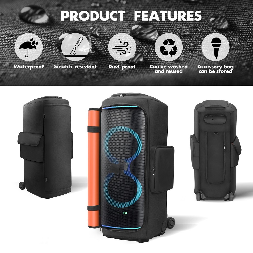 Multi-Function Protective Bag For PARTYBOX 720 Bluetooth Speaker Storage Case
