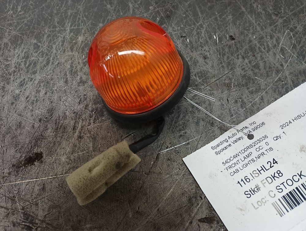 2024 Isuzu NPR Cab Light Lamp 12374678