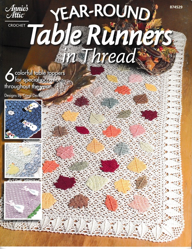 Year-Round Table Runners in Thread | Annie's Attic 874529 NEW!