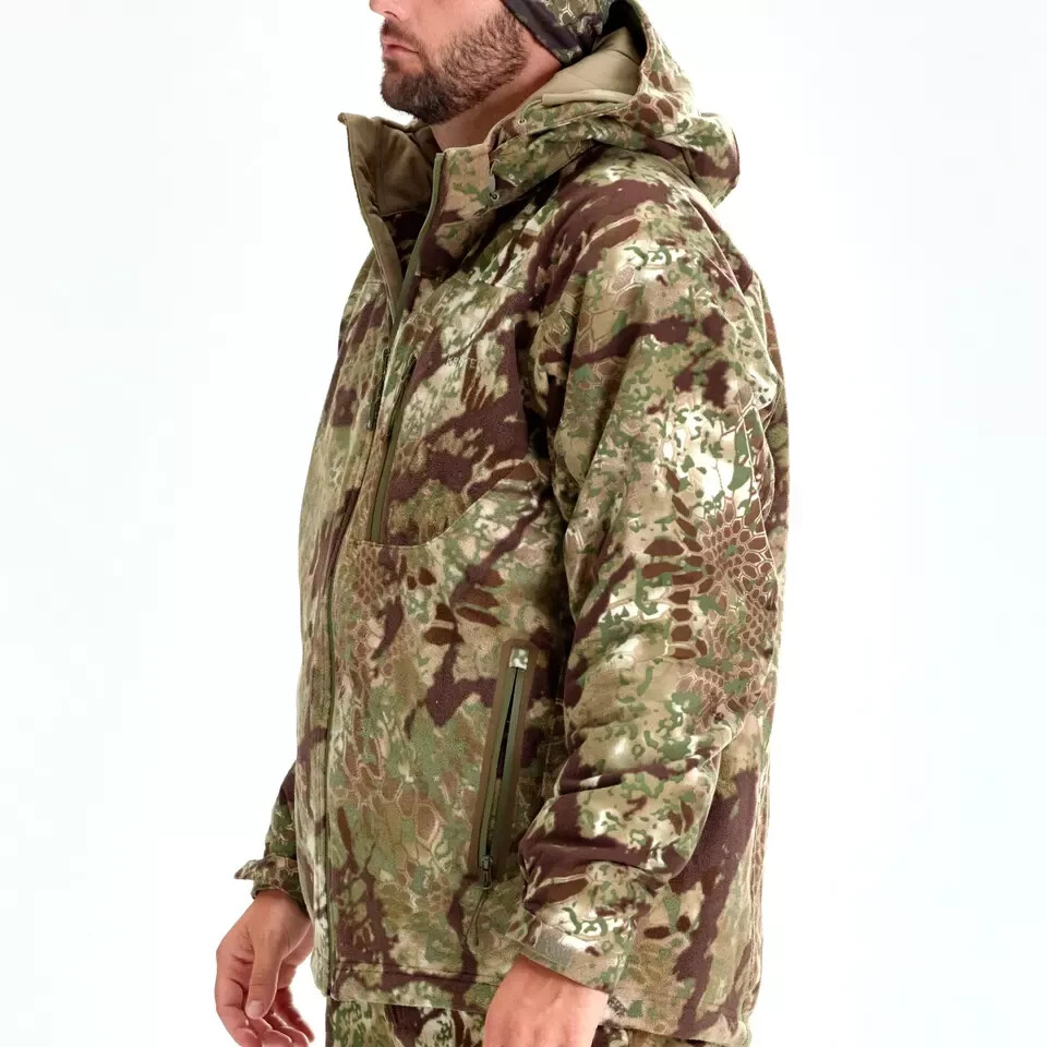 NEW Kryptek Vellus Hunting Jacket, Transitional Waterproof, Camouflage, MEDIUM
