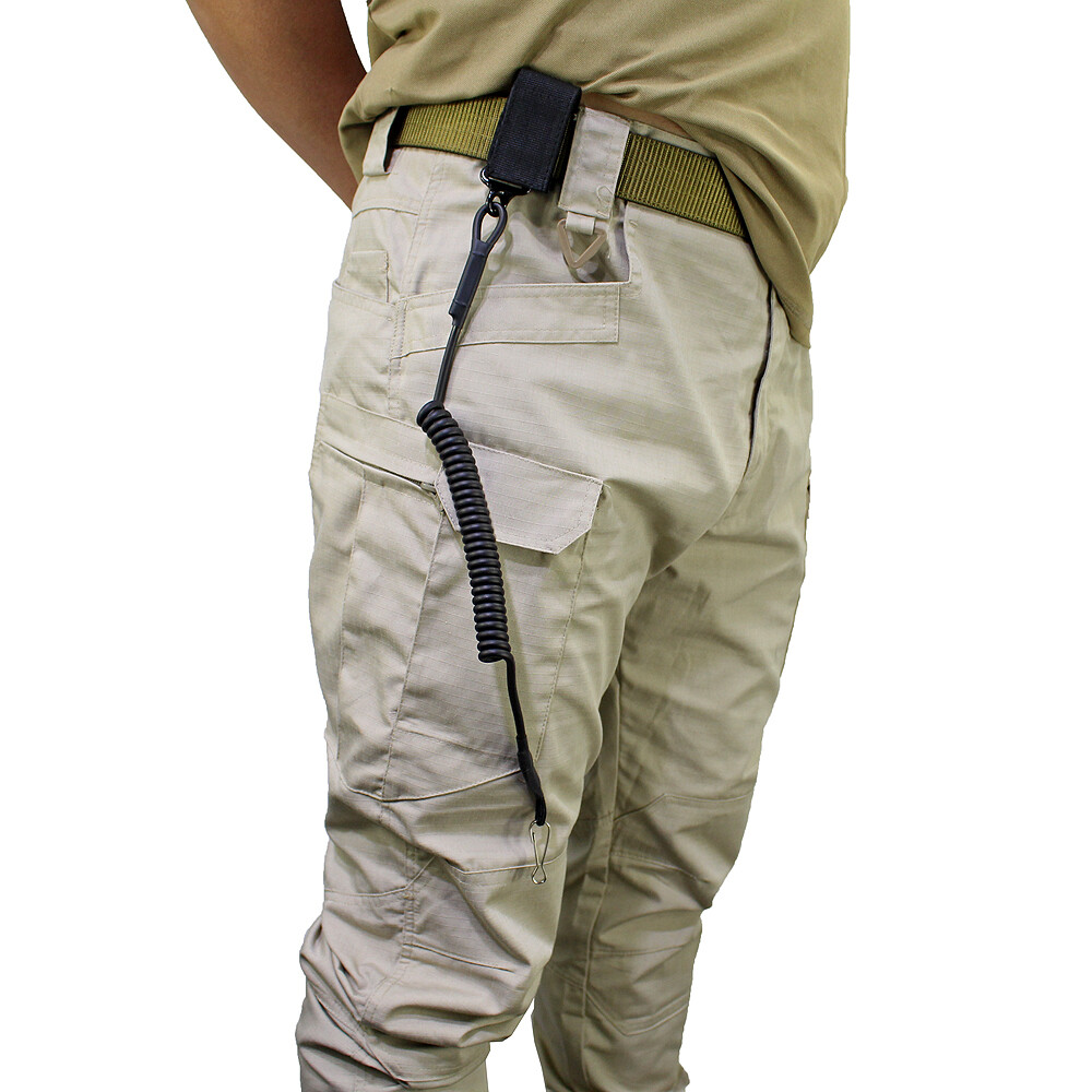 Adjustable Tactical Pistol Lanyard Quick Release Secure Single Point Gun Slings