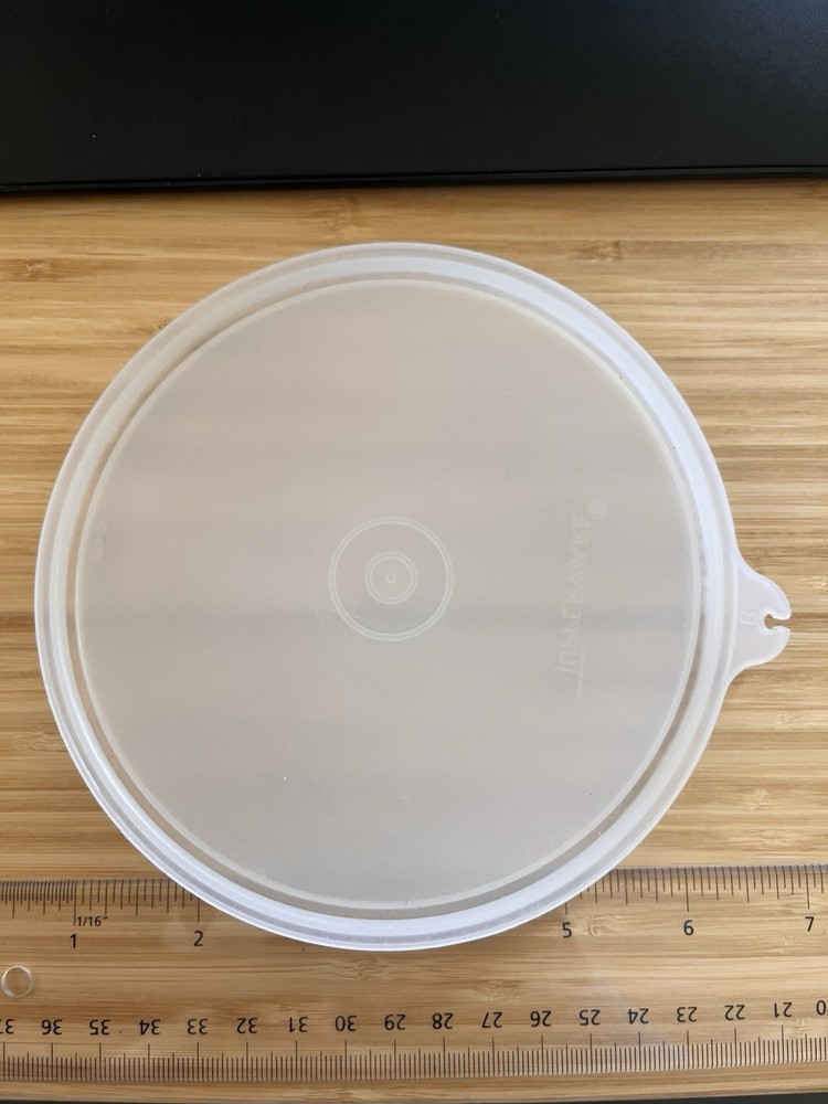 Tupperware #238 Round 5.25" Diameter Seal, Replacement Lid Sheer With Tab
