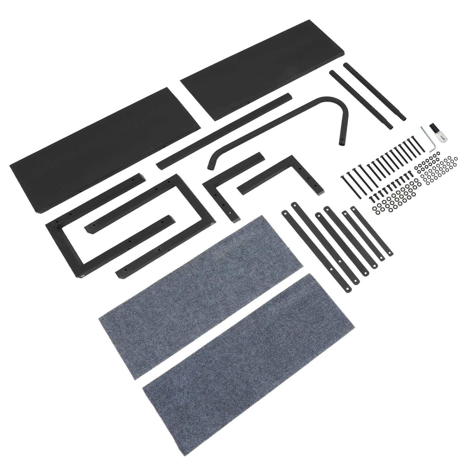 2 Steps Ladder RV Step w/Handrail For Trailer Travel Camper Mobile Home Stairs