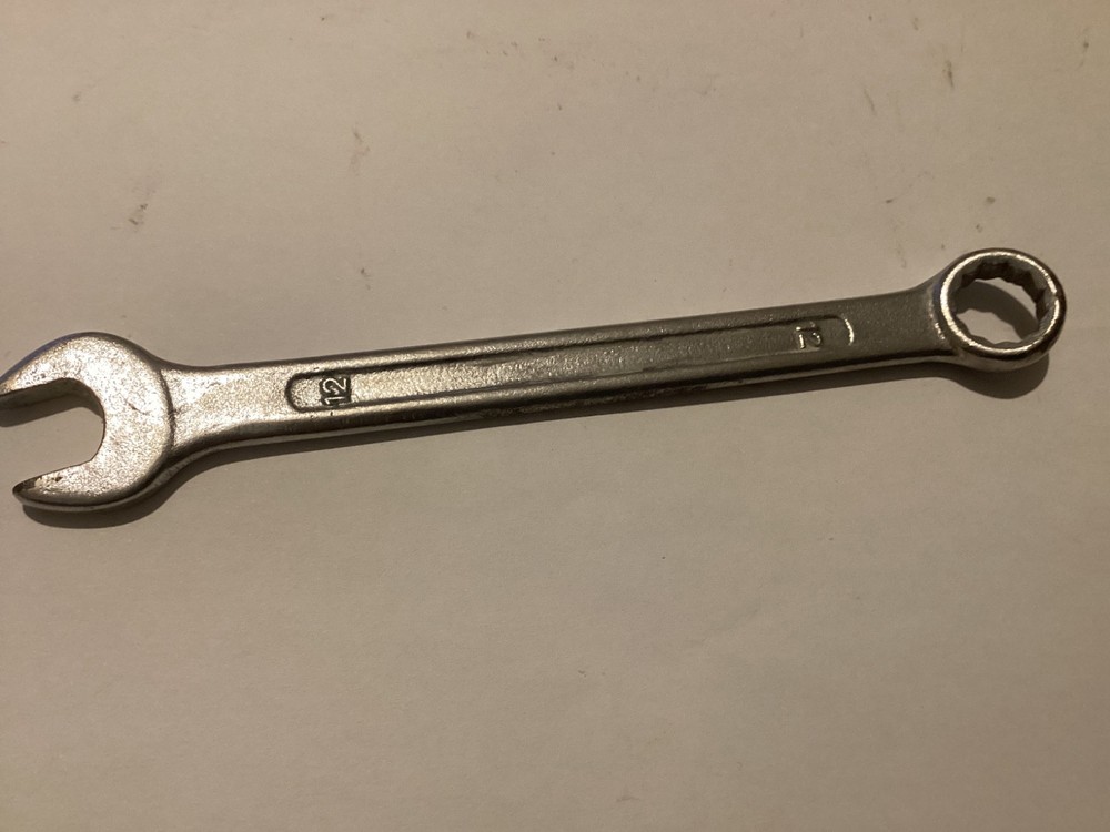 Drop forged ,combo spanner, size 12mm fi