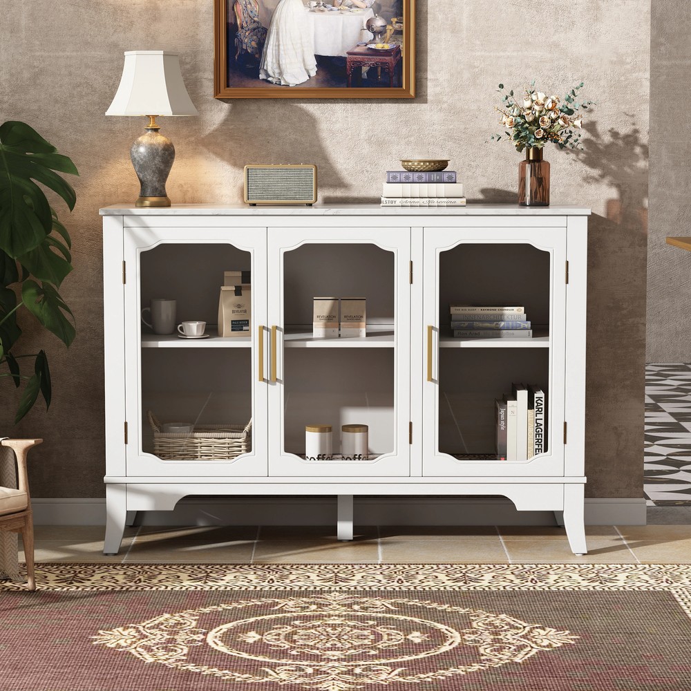 Christopher Knight Home - Callum Storage Cabinet, Large Storage Space with 3...
