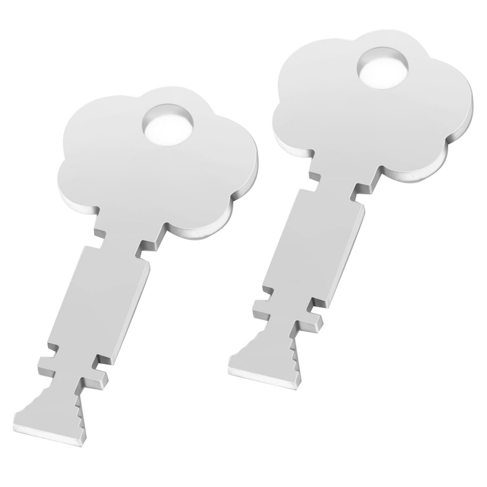 2 Pack Fire Alarm Box Key Replacement For Gamewell And Elevator Fire Master