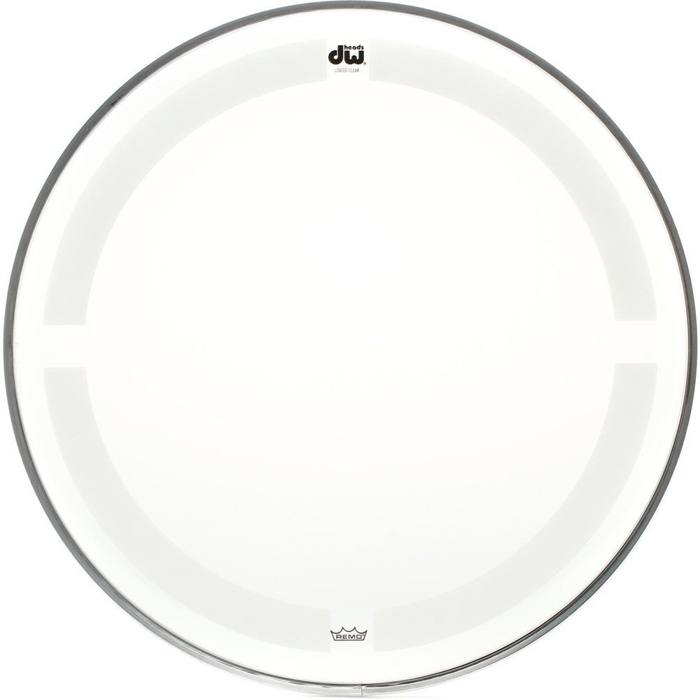 DW Coated Clear Drumhead - 12 inches (2-pack) Bundle