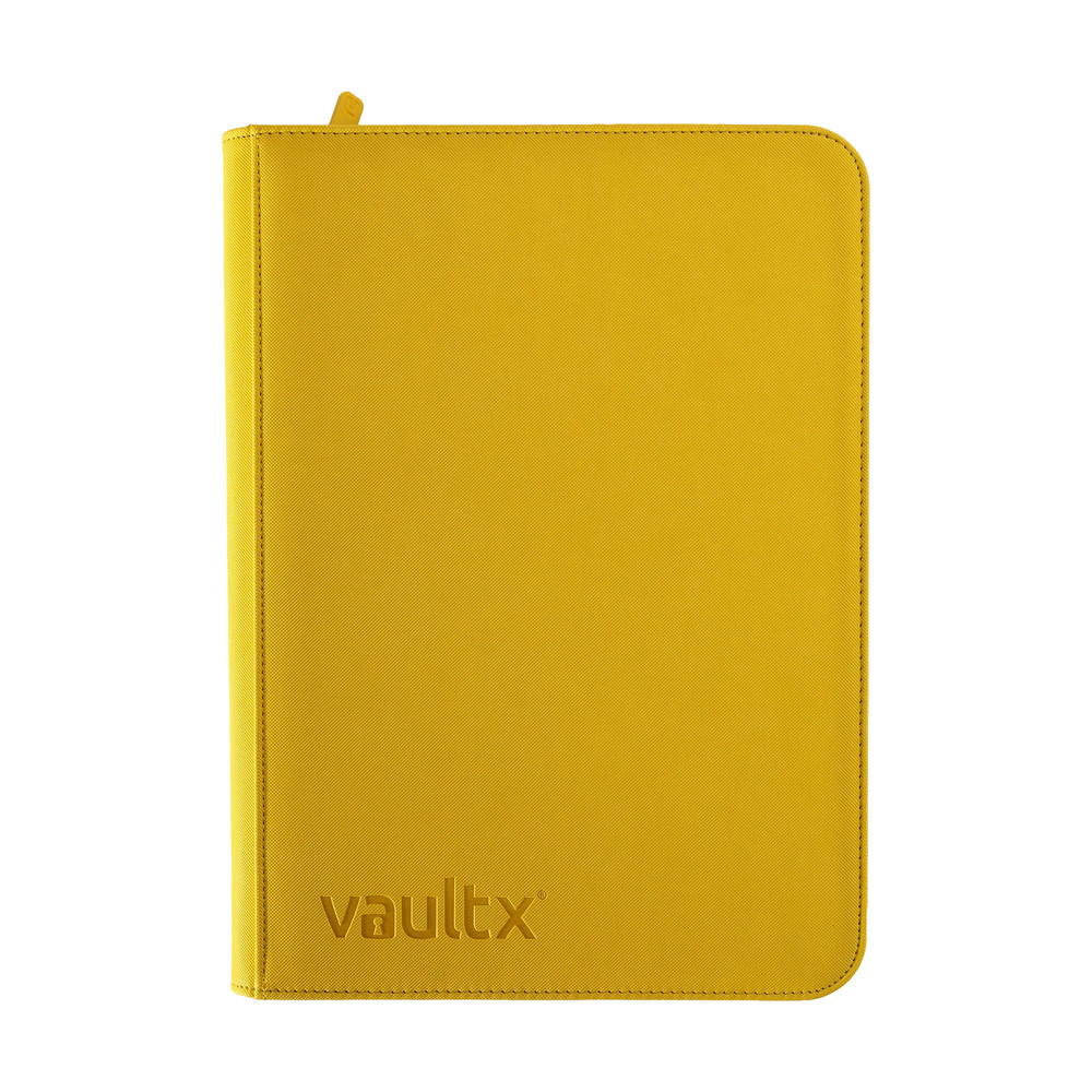 Vault X - 9-Pocket Exo-Tec® Zip Binder - Yellow