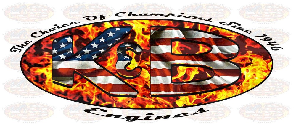 K&B Engine Custom Graphics Decals RC Plane Airplane