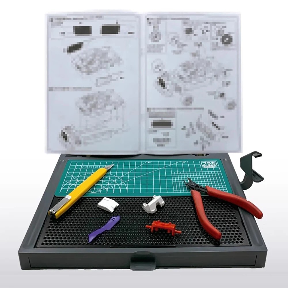 KJ019 Model Making Workbench with DC 5V LED Light Magnifying Glass