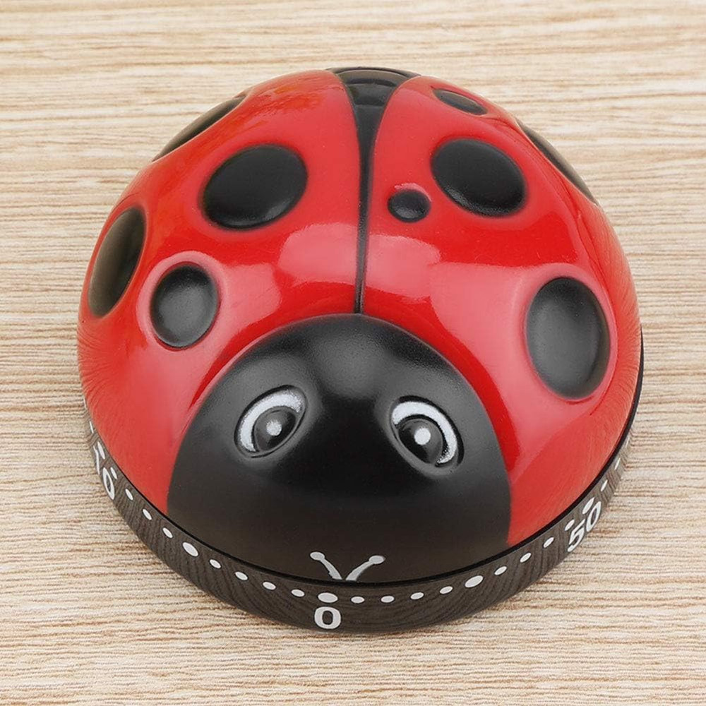Cute Shape Kitchen Timer 60 Minutes Timer with Loud Ring Mechanical Wind-Up Time