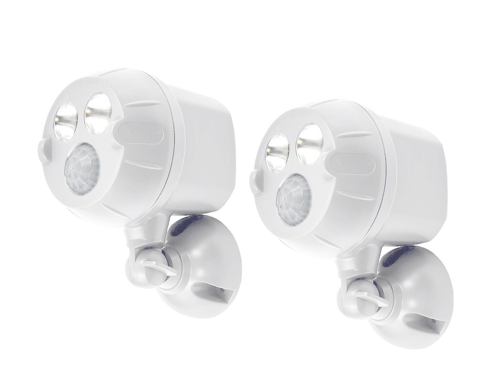 New Mr. Beams NetBright Motion Activated Spotlights 2-PK MBN391, White