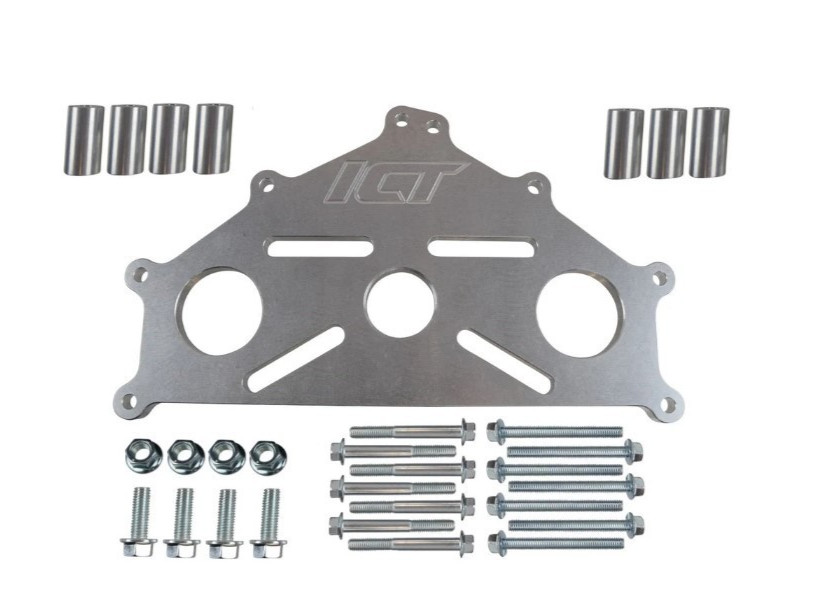 ICT Billet Engine Stand Adapter for Chevy LS LT BBC SBC - 551897