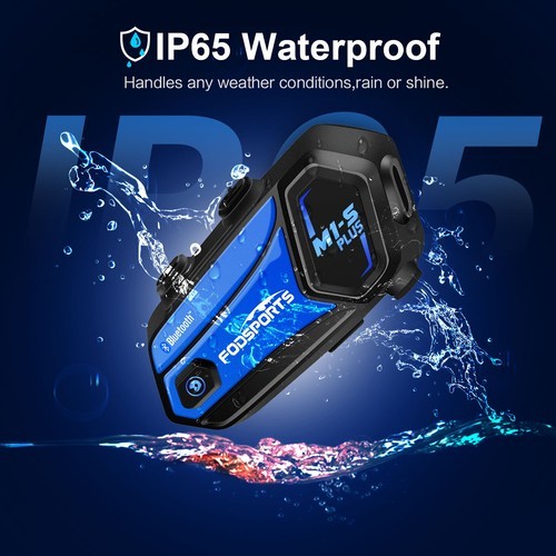 2M1-S Plus Motorcycle Bluetooth Headset | 10-Rider Intercom Communication System