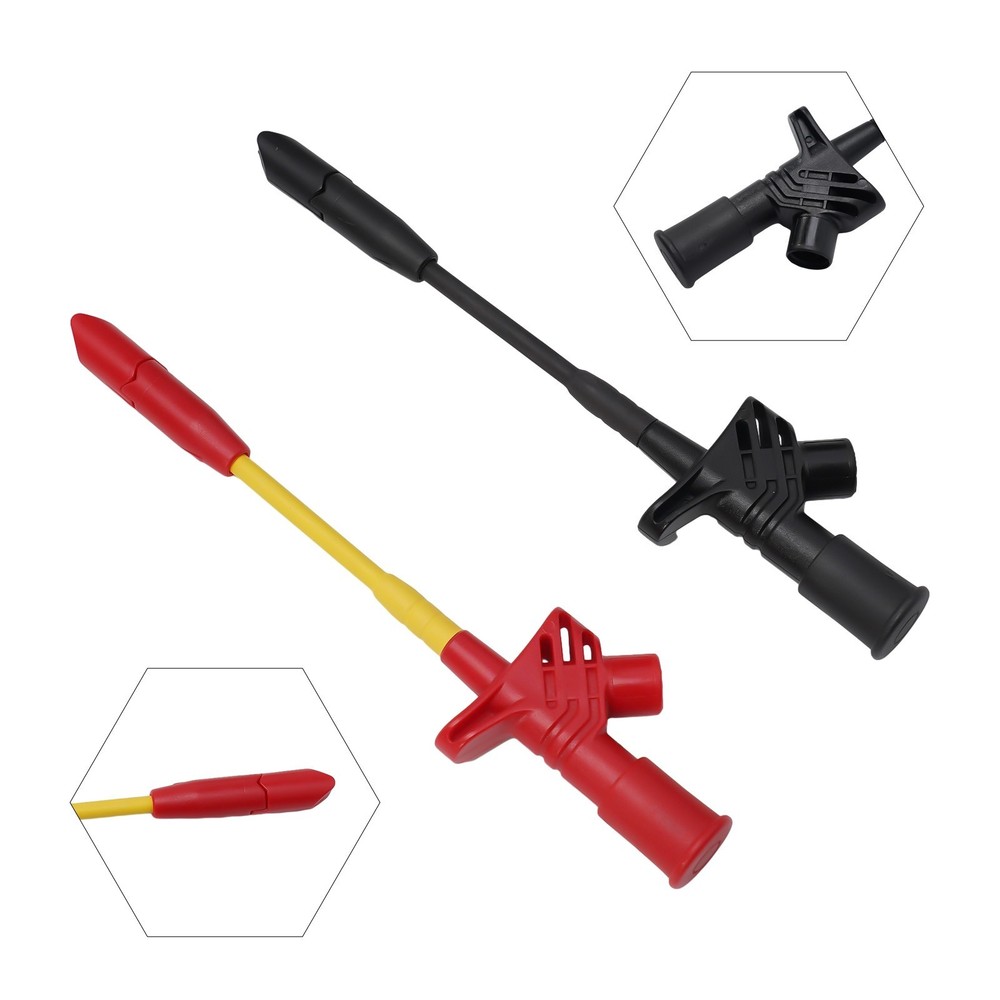 2x Insulation Wire Piercing Test Probe Heavy Duty Quick Piercing For-Electrical