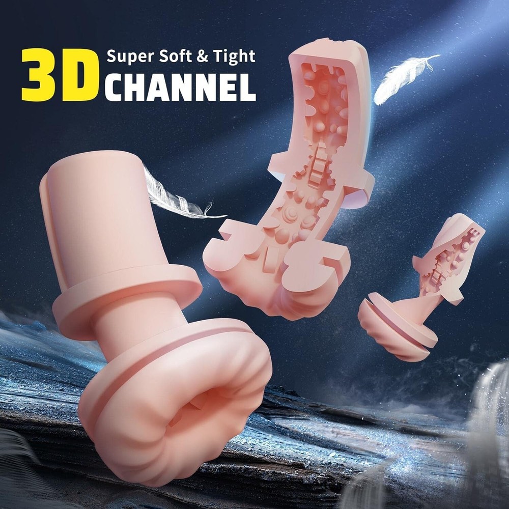 Male Masturbaters Cup Automatic HandsFree Vibrating Thrusting Stroker Lubricants