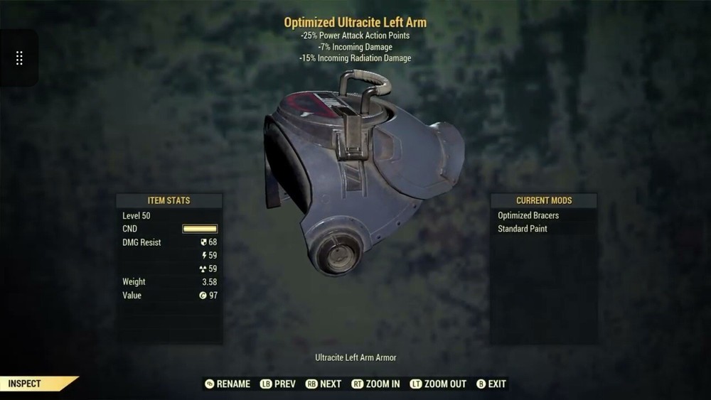 (Xbox) Ultracite Power Armor with Jet Pack - Full Set Fully Modded