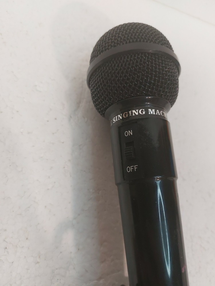 The Singing Machine co inc Microphone black corded