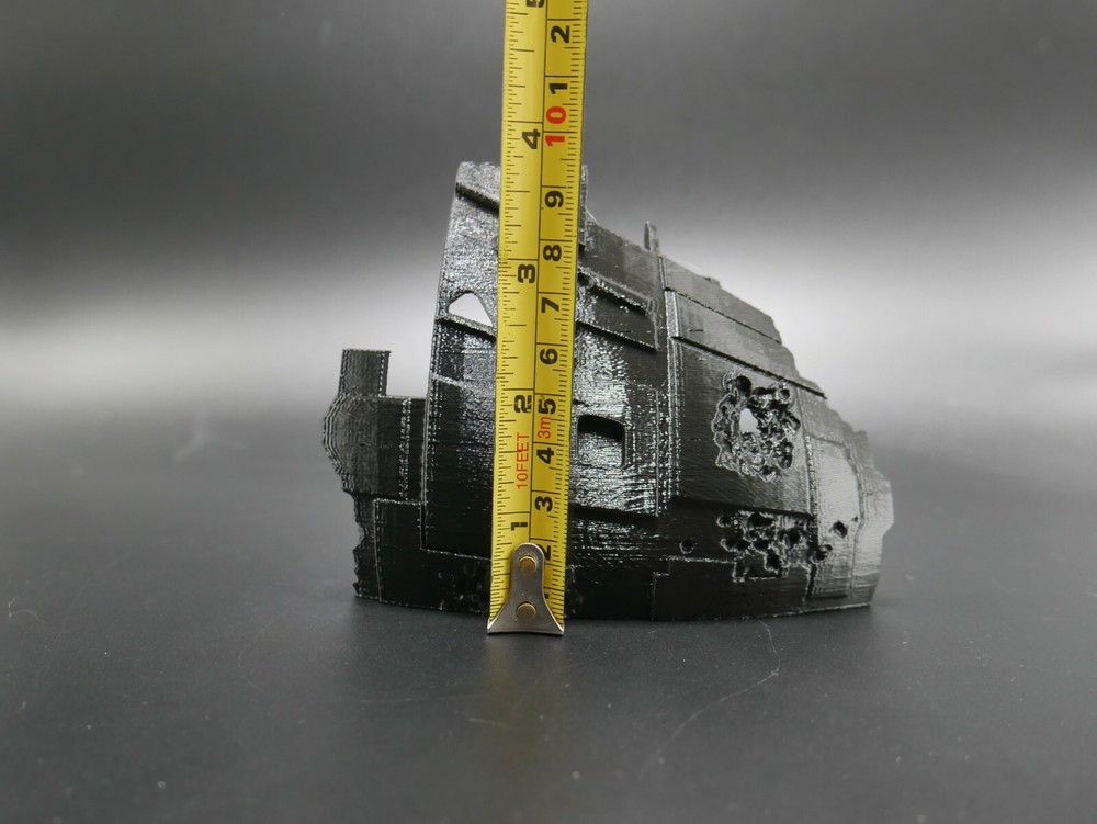 Tabletop Terrain Space Ship Crash Ruin Scifi Structure Scatter Terrain Walls