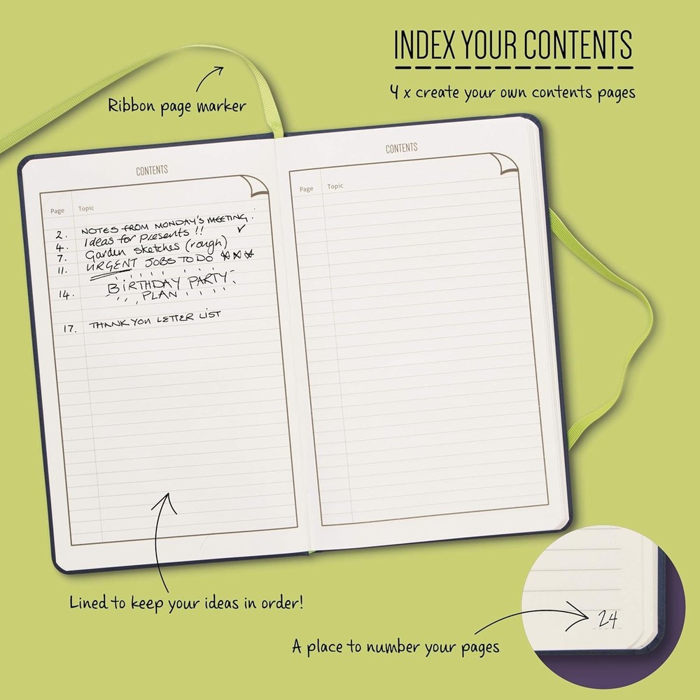 IF Bookaroo Notebook A5 Journal - Fern