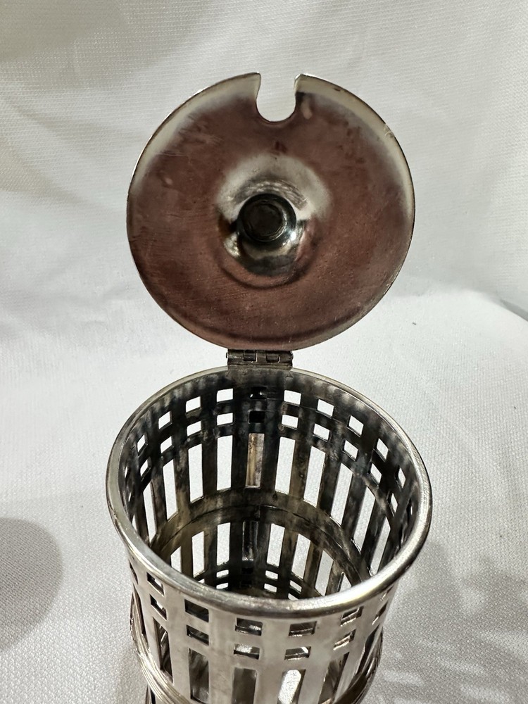 Smith Silver Co Mustard Pot Server, Silver Soldered Pitcher