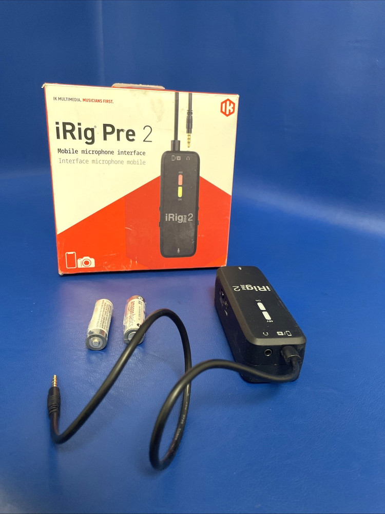 NICE IK Multimedia iRig Pre 2  Microphone Interface for iOS Devices