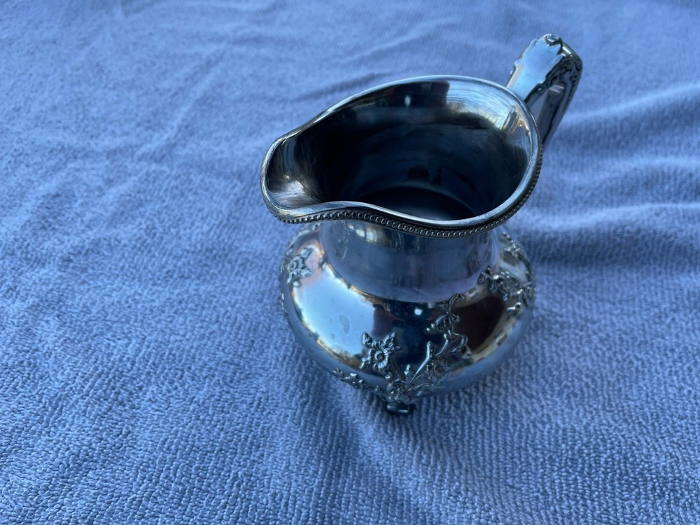 Vintage Reed & Barton Silverplate Tea Coffee Service Set 5 Piece With Platter