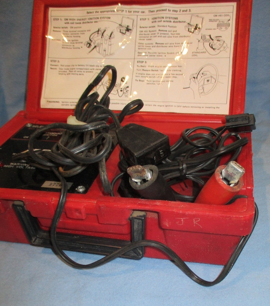 VINTAGE PORTABLE IGNITION SYSTEM #2632 - K-D TOOLS - UNTESTED