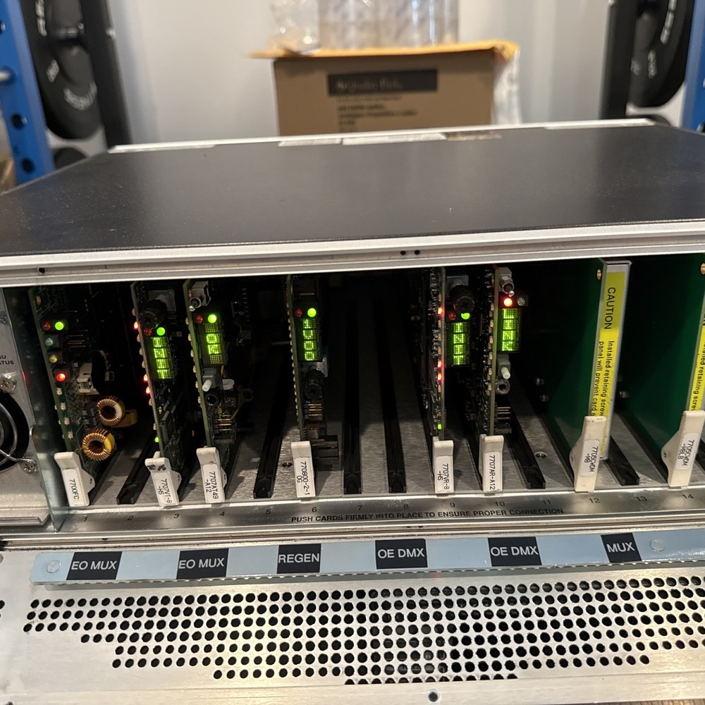 Evertz 7800FR Multi frame Production With Cards