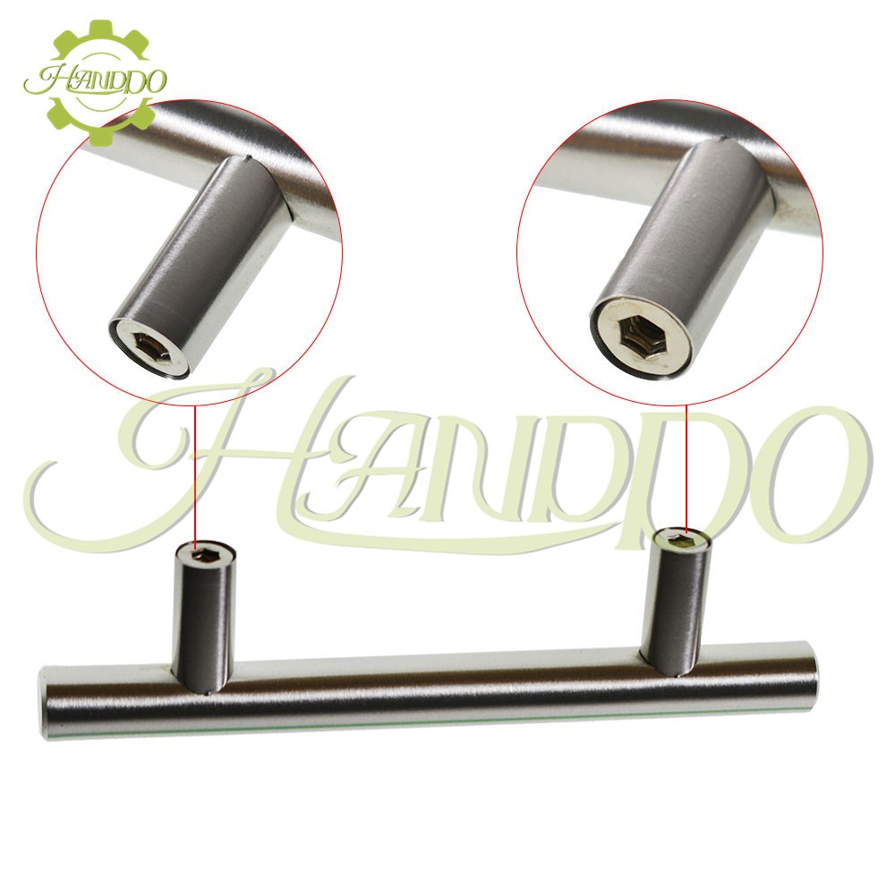 50pcs Cabinet Pulls Kitchen Drawer Pulls Brushed Nickel Stainless Steel