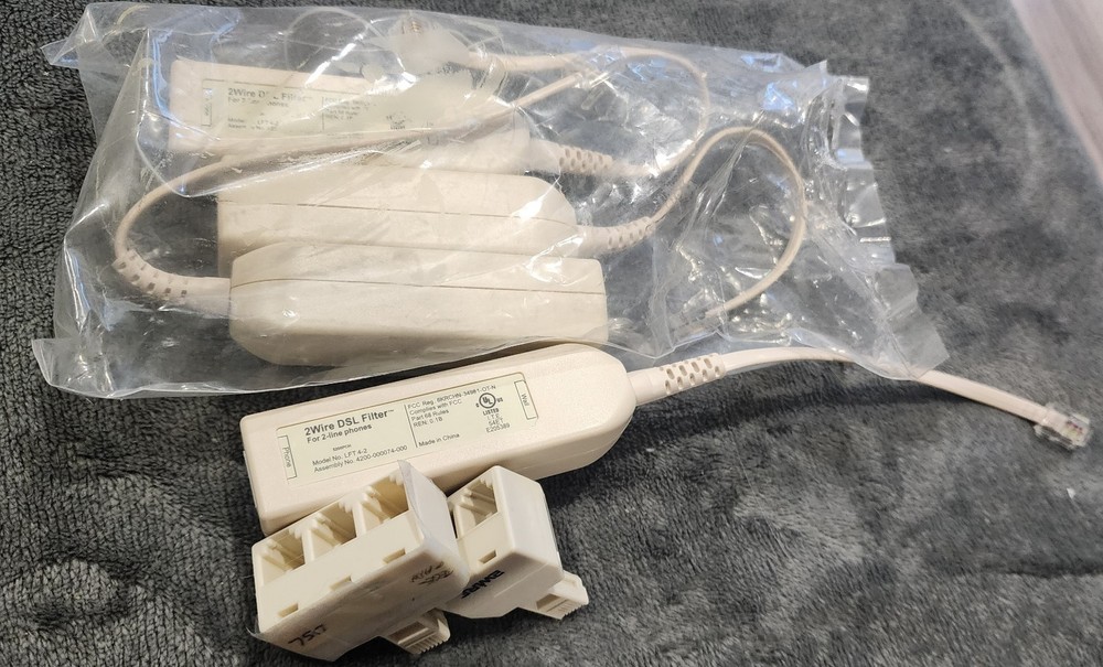 4 2wire Dsl Filters With Adapters