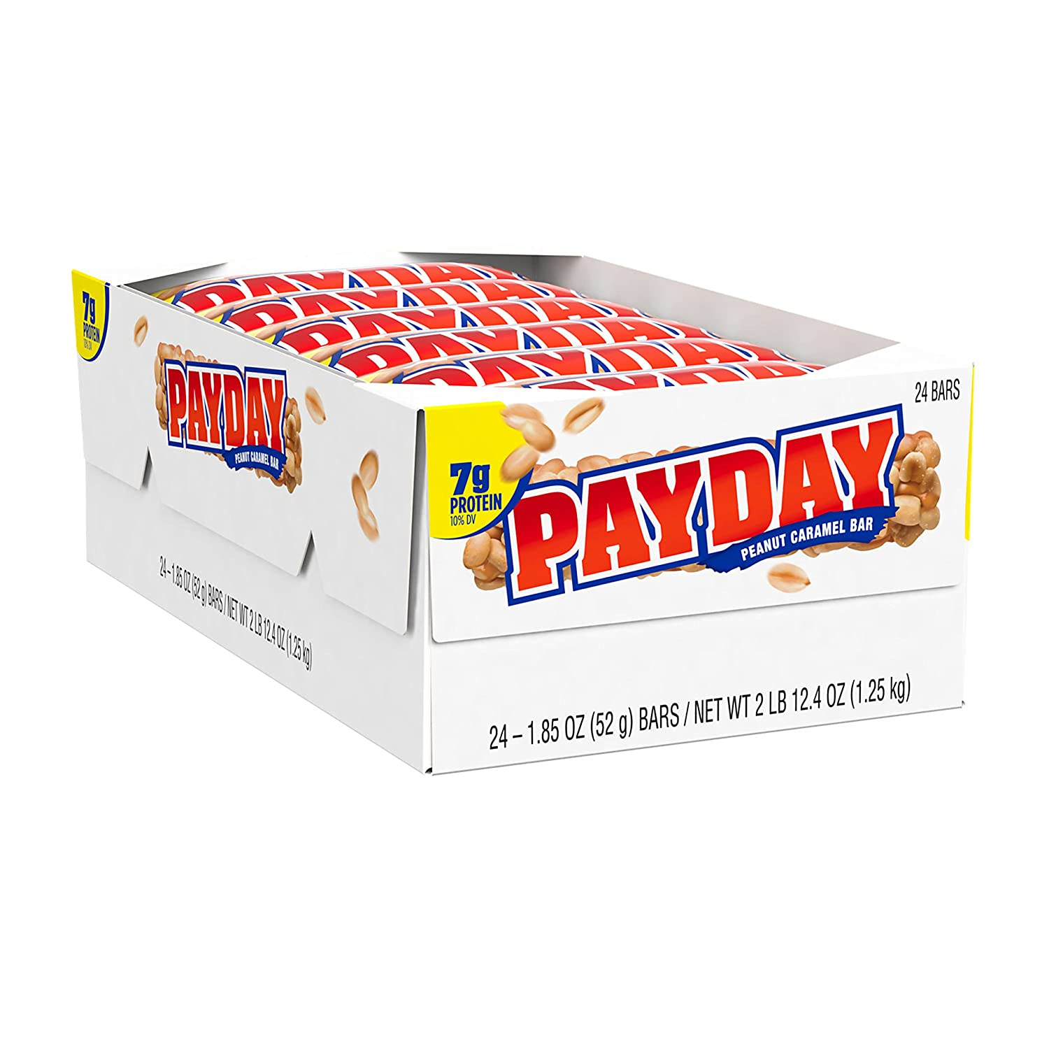 PAYDAY Peanut Caramel Candy Bars, 1.85 Oz (24 Count)