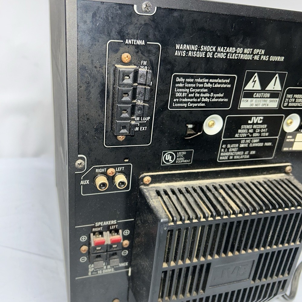 JVC MX-D4T Tuner Component Amp 3 Disc CD/Cassette Player Hi Fi System - POWERS