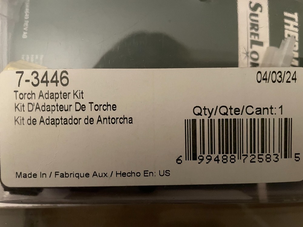 7-3446 PLASMA TORCH ADAPTER KIT QT.1
