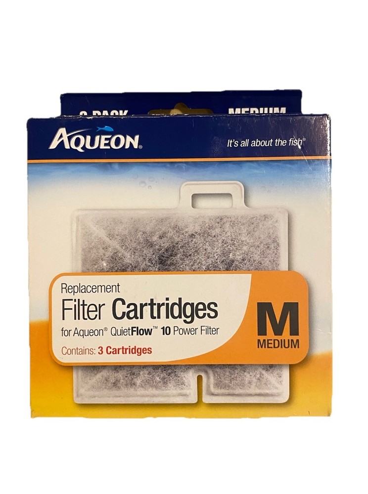 Aqueon QuietFlow 10 Filter Cartridge Medium 3-Pack