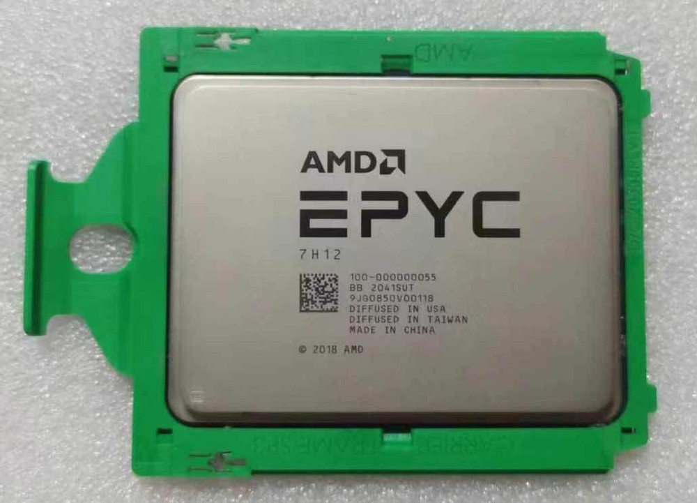 AMD epyc 7h12 cpu Processor 64 core 128 Threads 2.6GHz 256MB sp3 280w (unlocked)