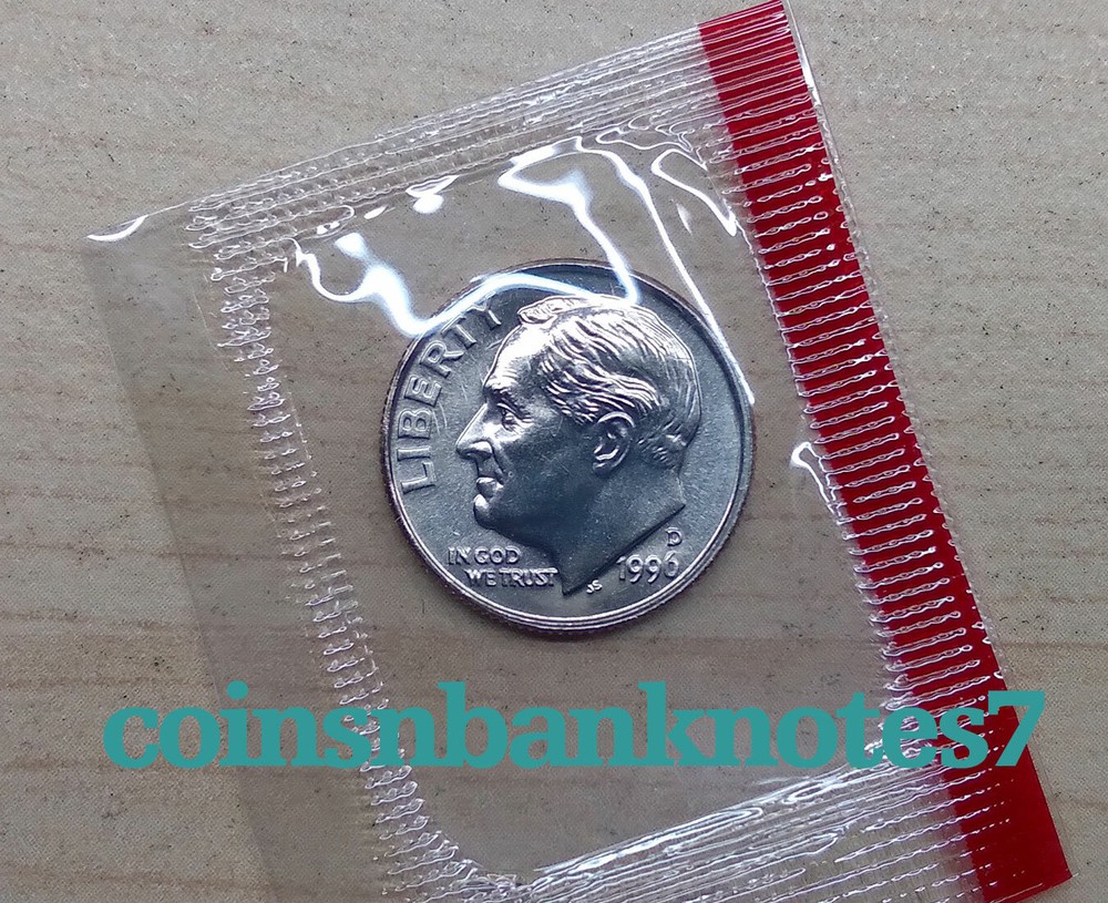 1996-D & P Roosevelt Dime BU Set