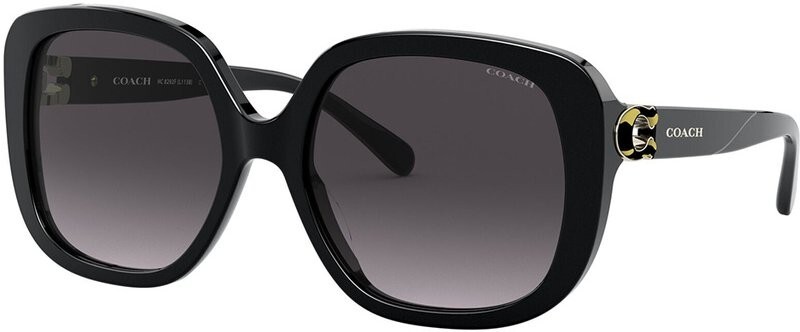 Genuine COACH 8292F - Replacement Sunglass Lenses - Gradient Grey 56mm